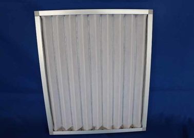 Railway Station  Airport Washable Metal Air Filters , Rectangle Handling System  Furnace Air Filter Frame